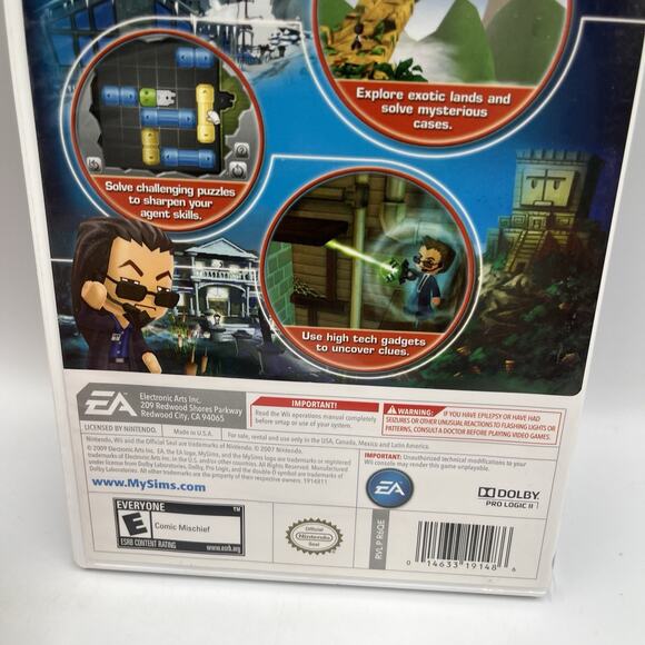 My Sims: Agents - Nintendo Wii Complete w/Manual & Tested ✅ - Picture 3 of 7